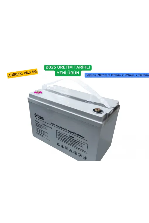 ttec 12V 100Ah Jel Akü 4 Adet ttec 12V 100Ah Jel Akü 4 Adet